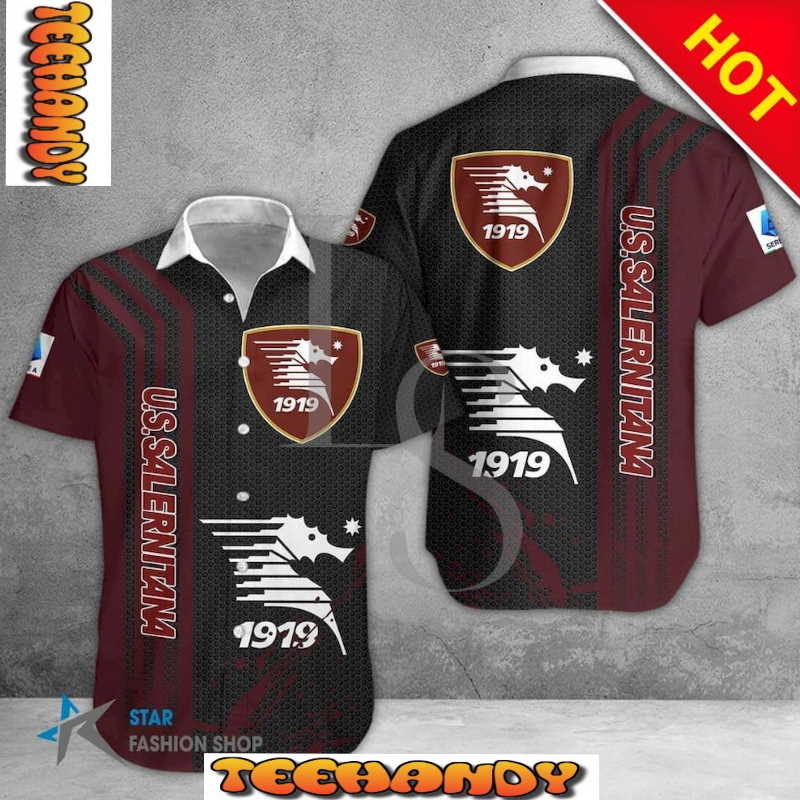 US Salernitana 1919 Seria A Hawaiian Shirt