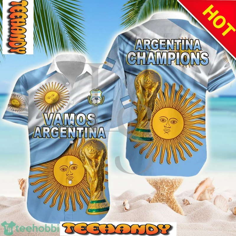 Vamos Argentina Football Hawaiian Shirt