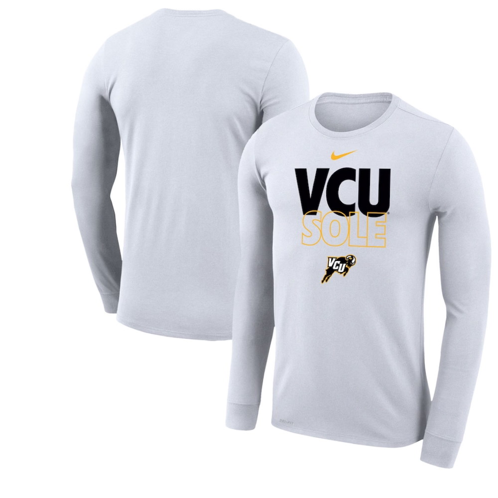 VCU Rams On Court Bench Long Sleeve T-Shirt