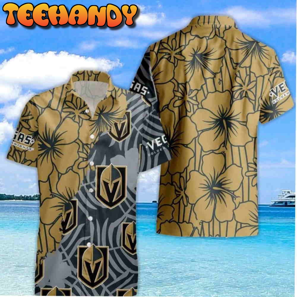 Vegas Golden Knights Tropical Flowers Limited Edition Hawaiian Shirt