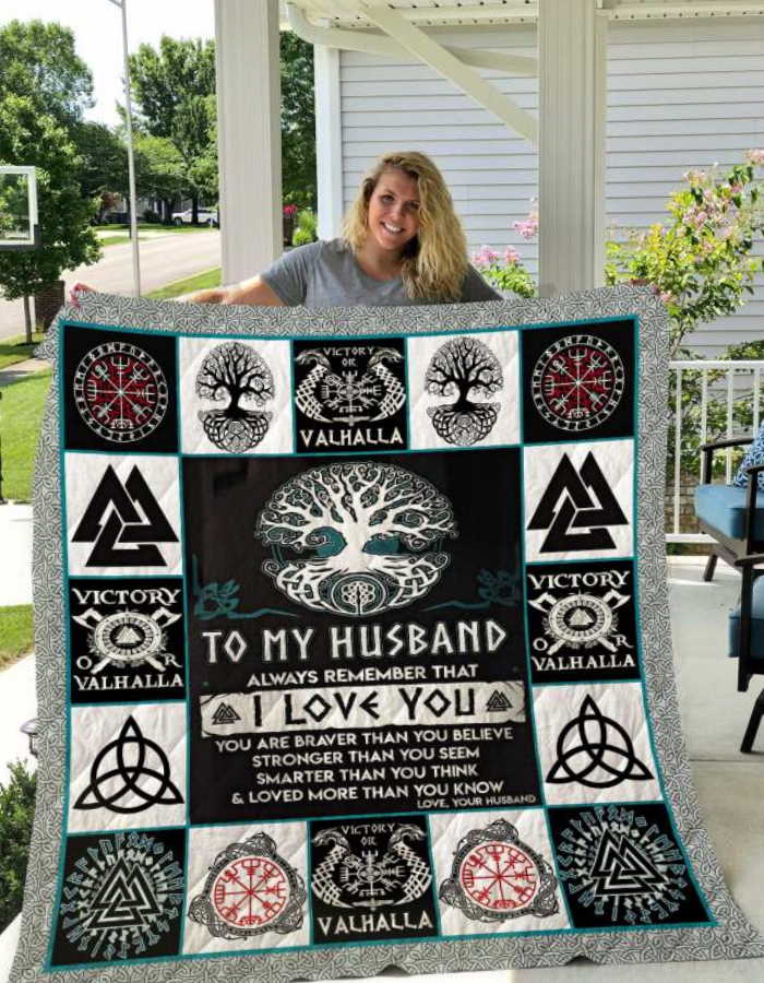 Viking To My Husband Love Wife 3D Quilt Blanket