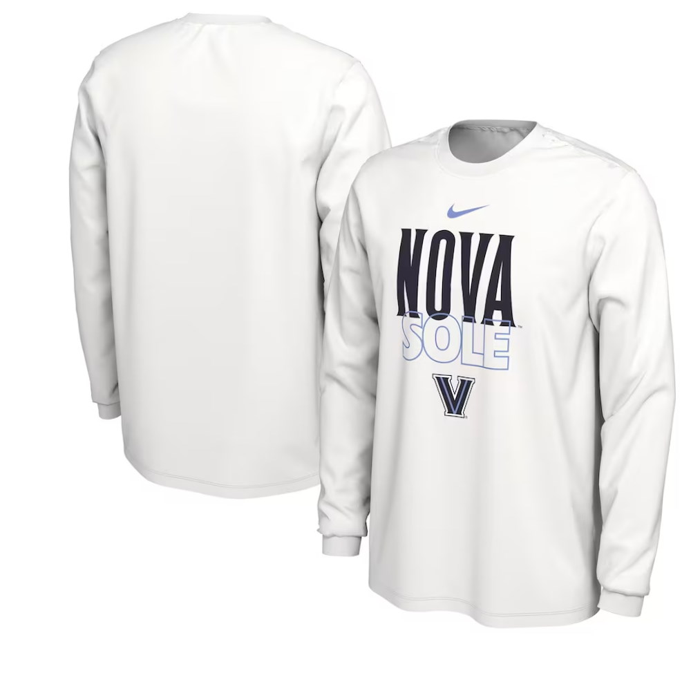 Villanova Wildcats On Court Long Sleeve T-Shirt