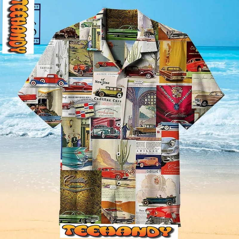 Vintage Cadillac Car Hawaiian Shirt