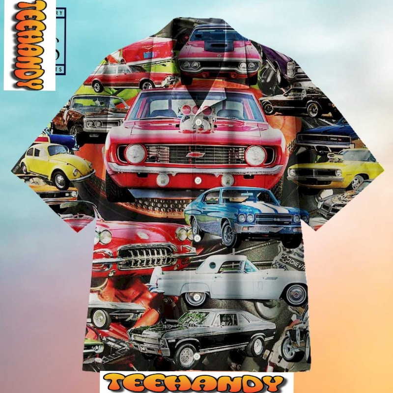 Vintage Race Car Hawaiian Shirt