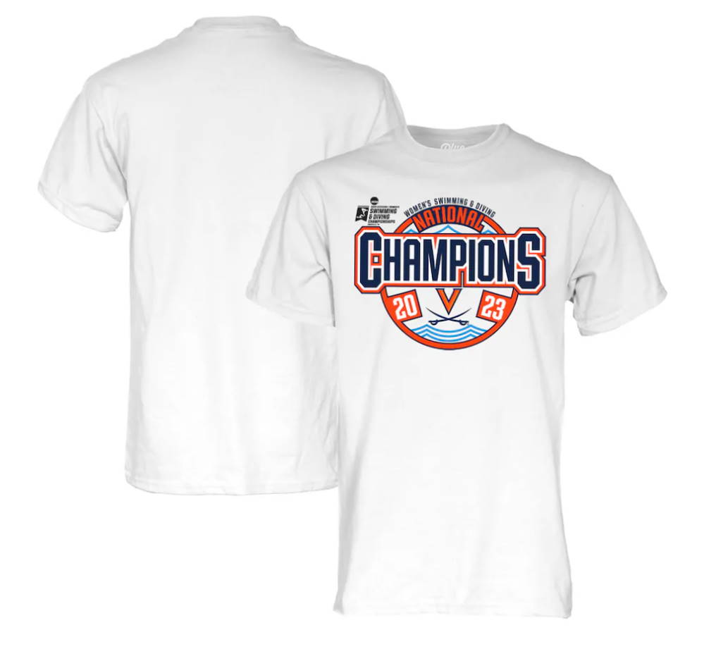 Virginia Cavaliers 2023 NCAA Women’s Swimming & Diving National Champions T-Shirt