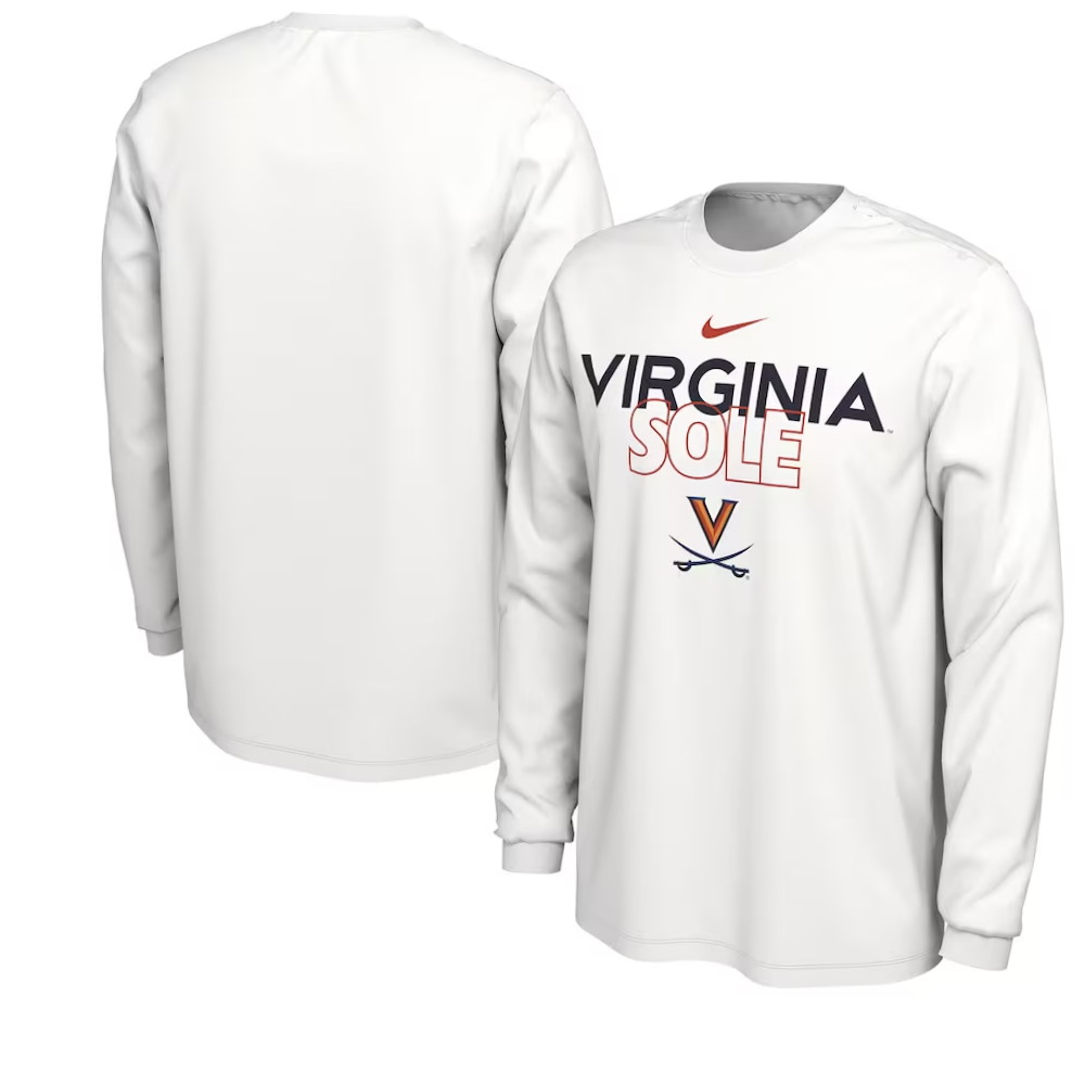 Virginia Cavaliers On Court Long Sleeve T-Shirt