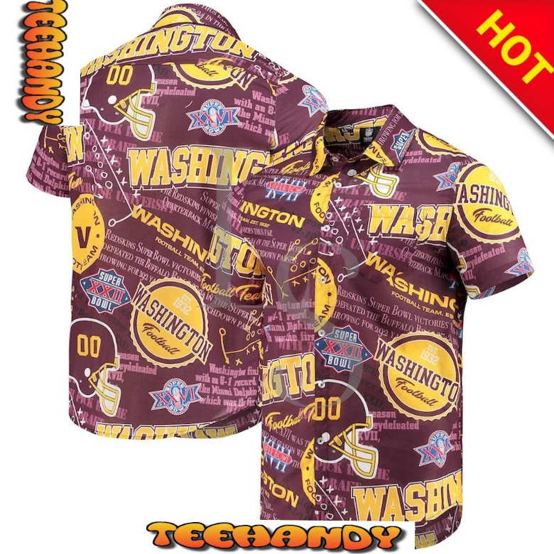 Washington Football Team Super Bowl Hawaiian Shirt