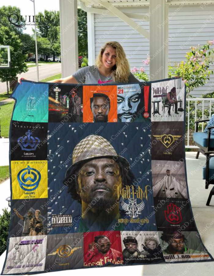 Will.I.Am Albums 3D Customized Quilt Blanket