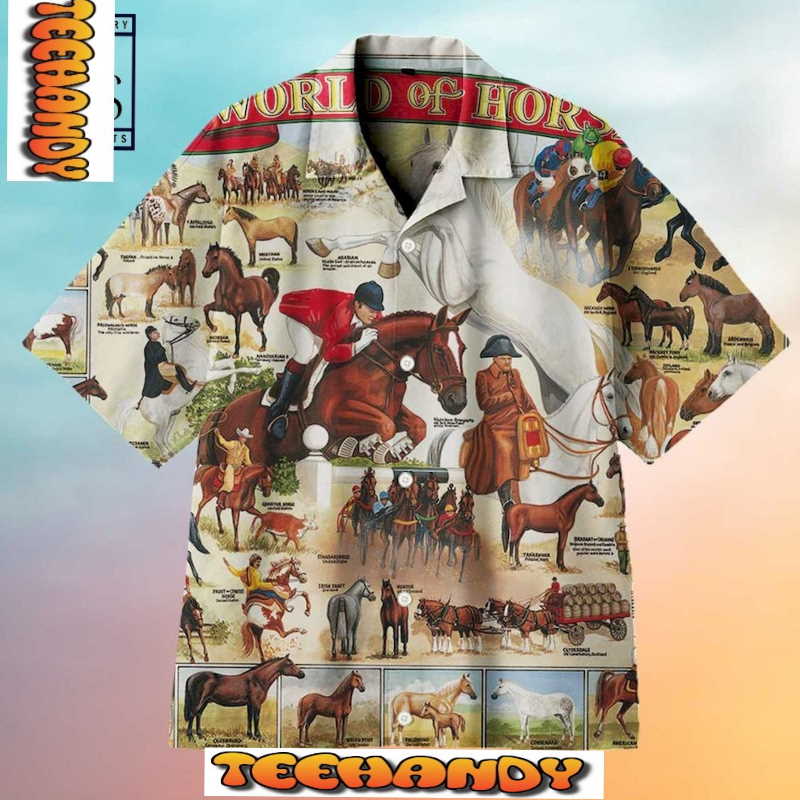 World Of Horse Hawaiian Shirt