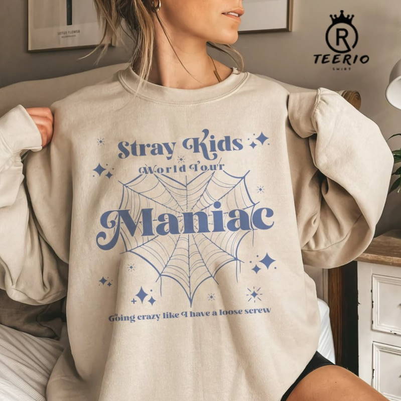 World Tour Vintage Stray Kids Maniac Sweatshirt