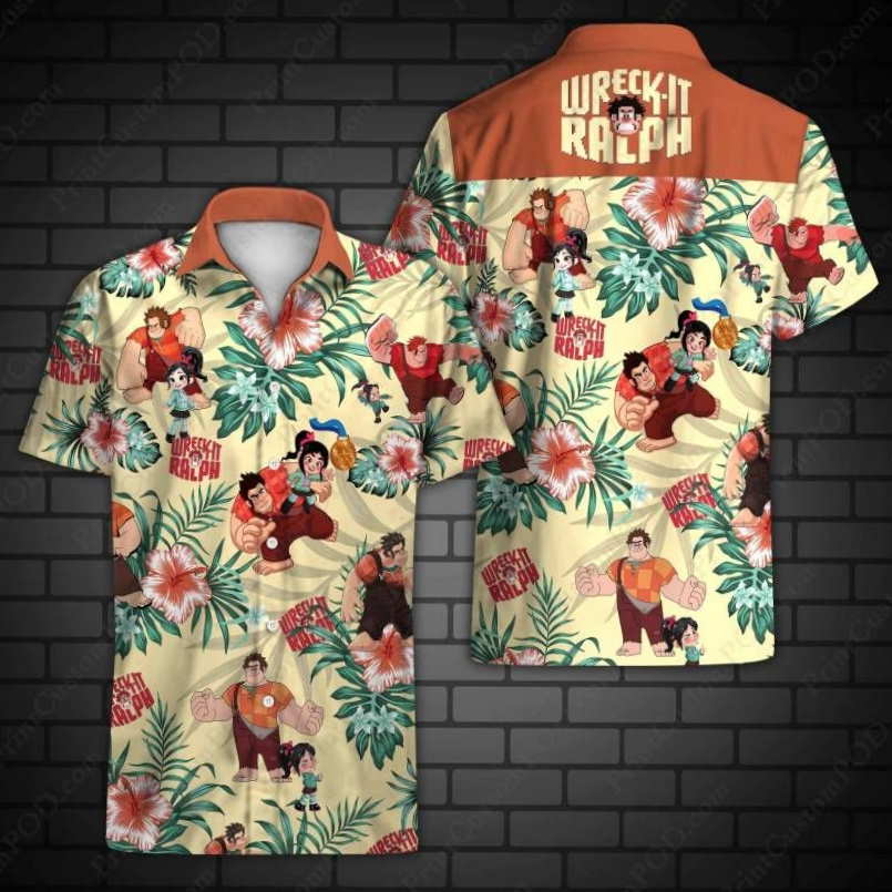 Wreck It Ralph Hawaiian Shirt