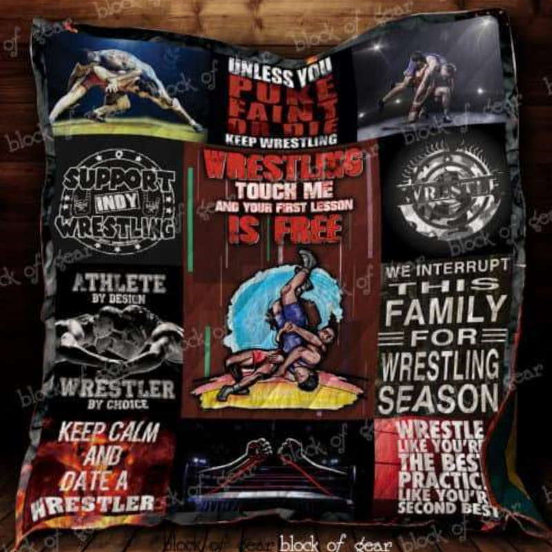 Wrestling Customize Quilt Blanket