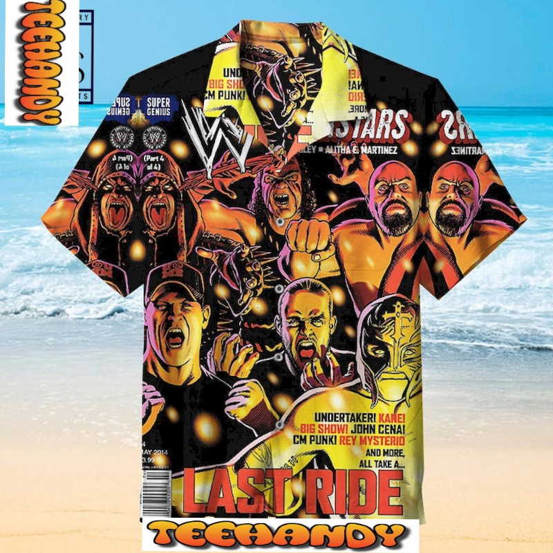 WWE Superstar Last Ride Hawaiian Shirt