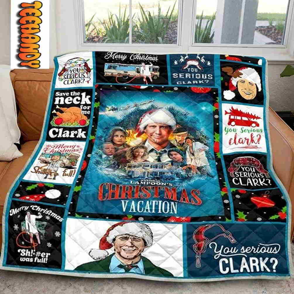 X-Mas Christmas Vacation Quilt Blanket