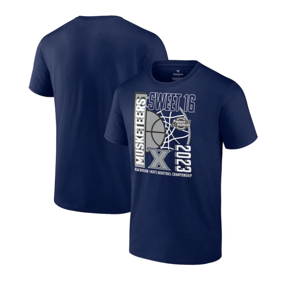 Xavier Musketeers 2023 NCAA Men’s Basketball Tournament March Madness Sweet 16 T-Shirt