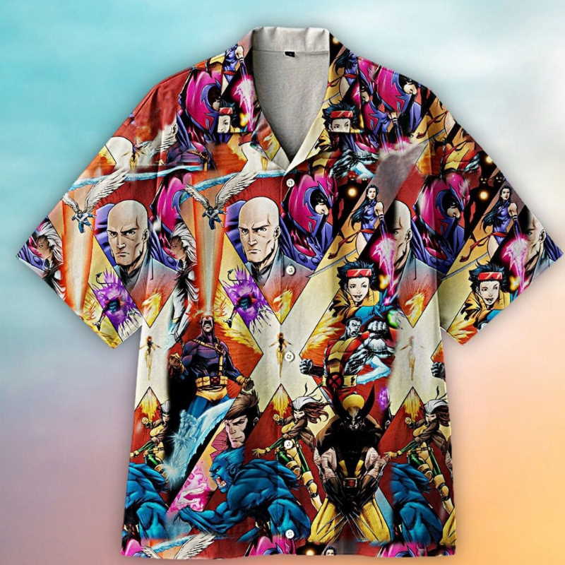Xmen Avenger Hawaiian Vintage Summer Shirt