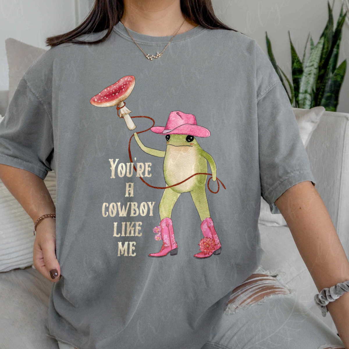 You’re A Cowboy Like Me Frog Meme Unisex T Shirt