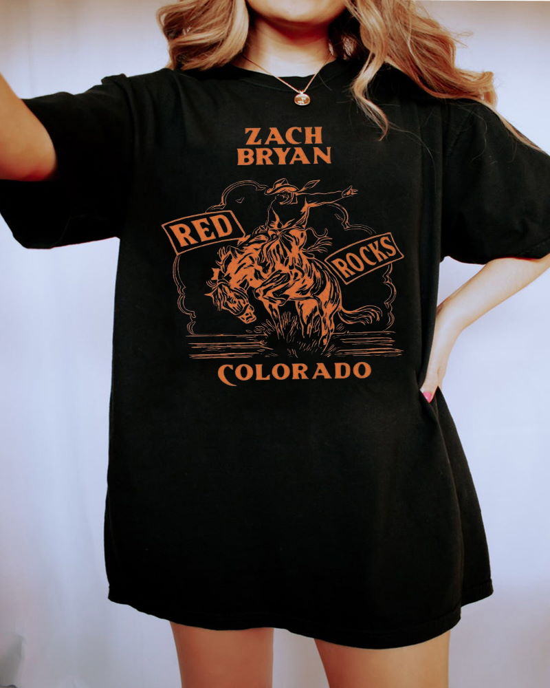 Zach Bryan Red Rocks Shirt Zach Bryan 2023 Tour American Heartbreak Sweatshirt
