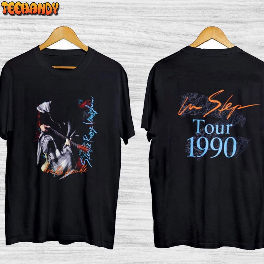 1990 Stevie Ray Vaughan In Step Tour T-Shirt