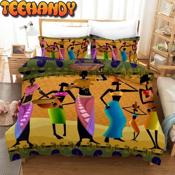 3D African Women Bedding Set