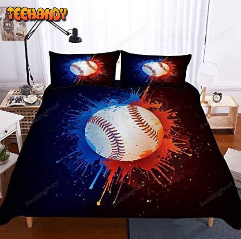 3D Baseball Painting Art Bedding Sets