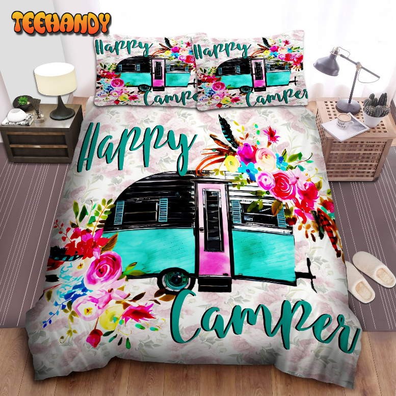 3d Camping Car Happy Camper Cover Bedding Sets