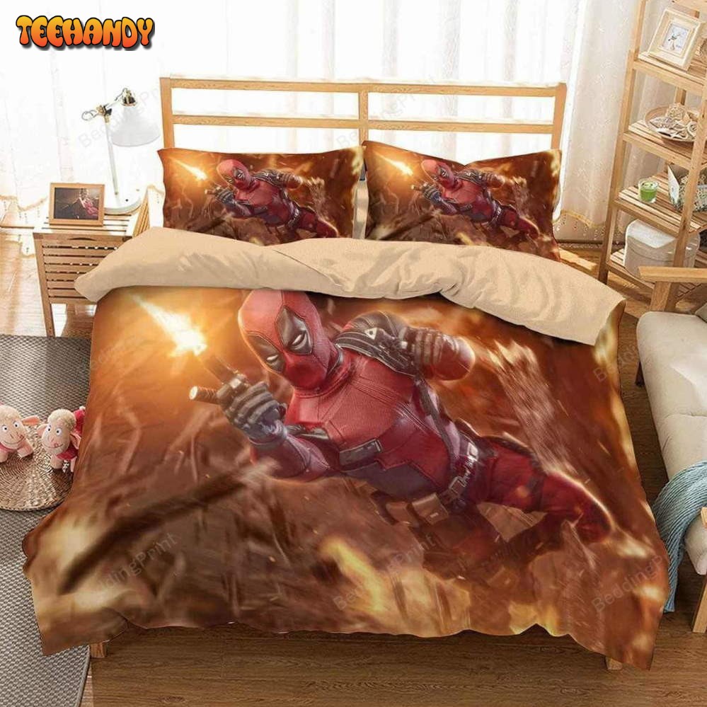 3d Deadpool Bedding Sets