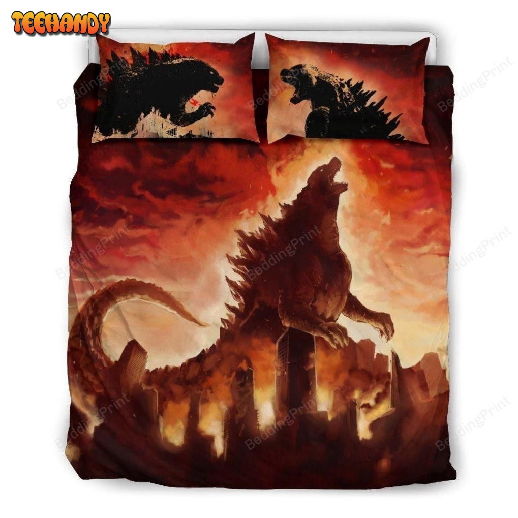 3D Godzilla King of the Monsters Action Sci-Fi Movie Bedding Sets