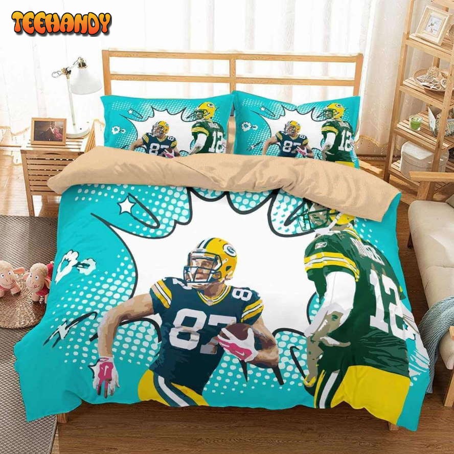 3d Green Bay Packers Cover Bedding Set