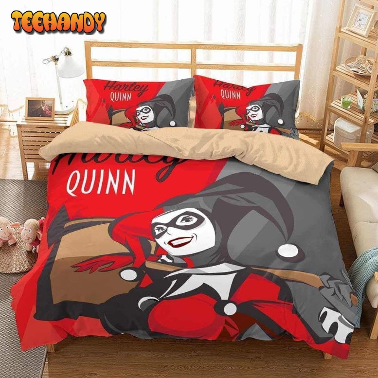 3d Harley Quinn Bedding Set