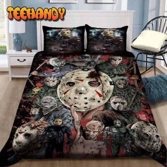 3D Jason Voorhees Friday The 13th Bedding Set