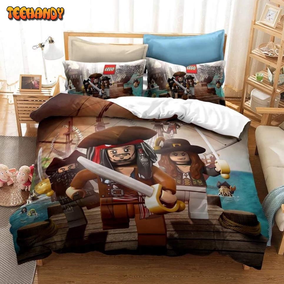 3D Lego Pirates Of The Caribbean Bedding Set