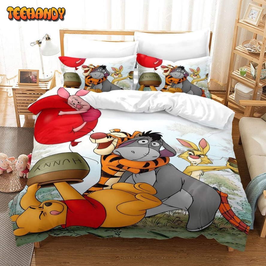 3d Winnie The Pooh And Friends Bedding Set