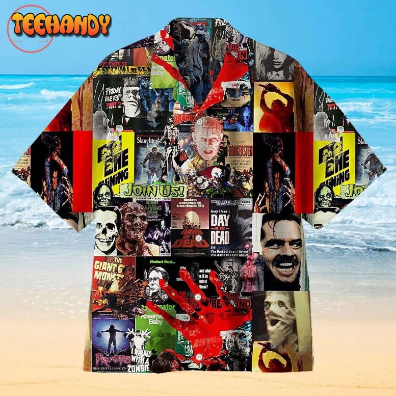 80s Horror Movie Hawaiian Shirt