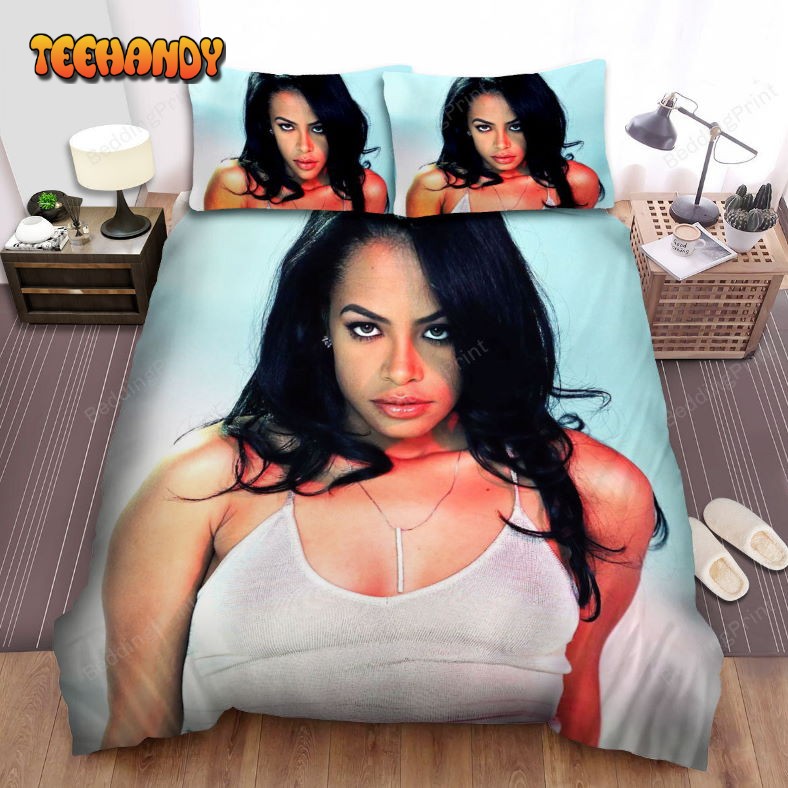 Aaliyah Singer Famous People Aaliyah Biography Bedding Set