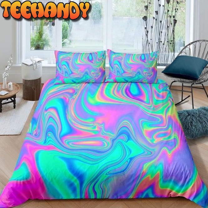 Abstract Color Flow Duvet Cover Bedding Set