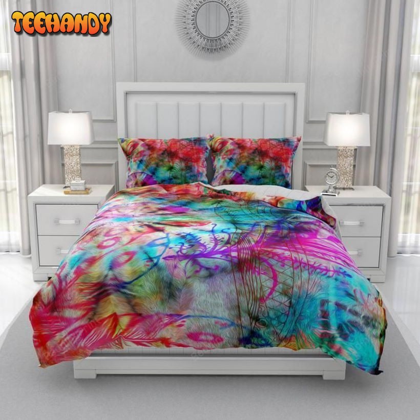 Abstract Tie Dye Bedding Set