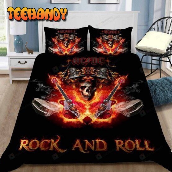 AcDc Bedding Set Sleepy Halloween And Christmas Bedding Set