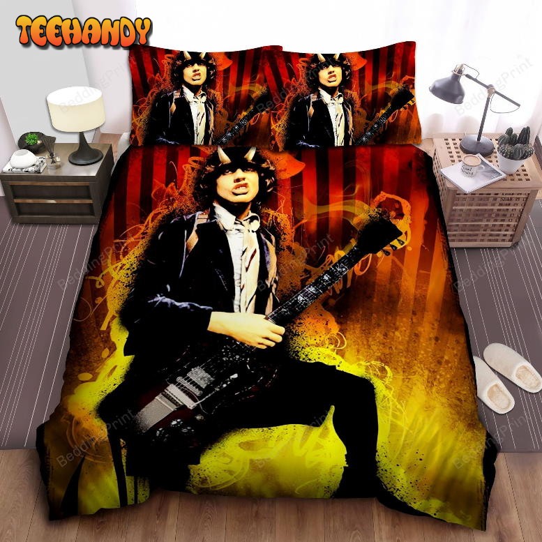 AcDc Evil Angus Young Bedding Set