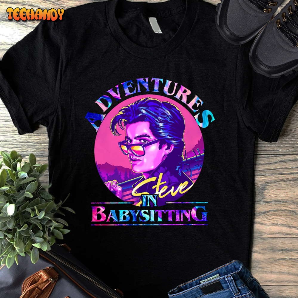 Adventures In Babysitting Shirt, Steve The Babysitter Portrait T Shirt