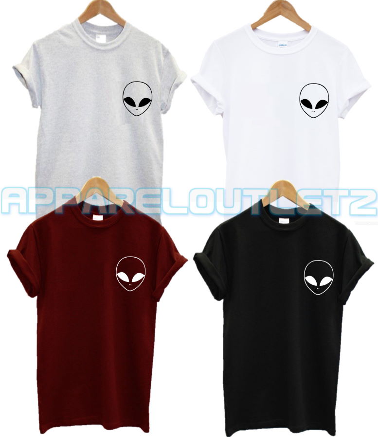 Alien Pocket Logo T Shirt