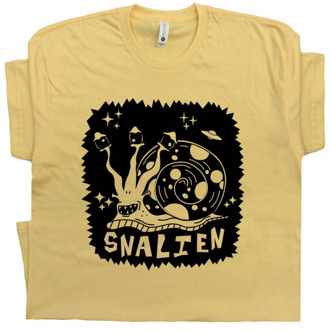 Alien Snail T Shirt Vintage Sci Fi Horror Shirt