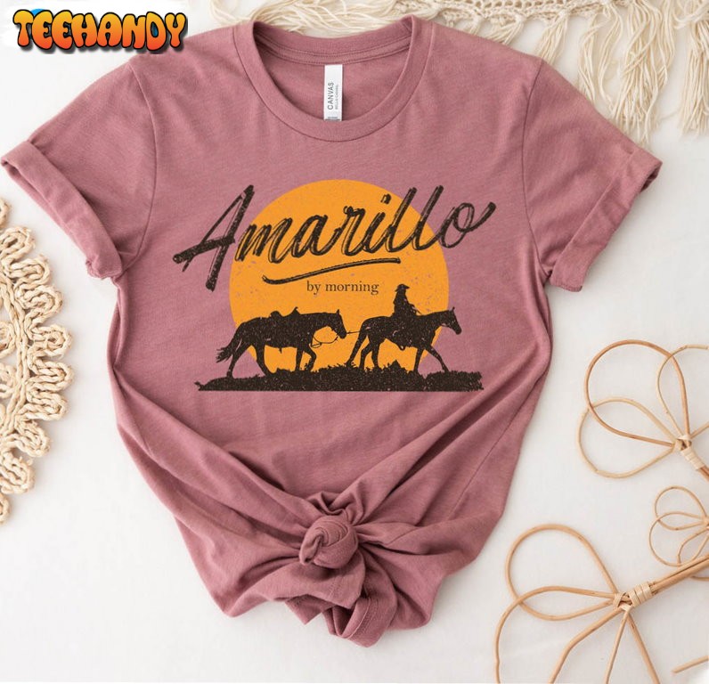 Amarillo By Morning Shirt, Vintage Country Music Unisex T Shirt