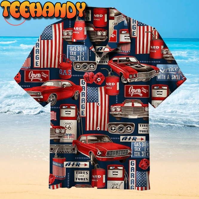 Amazing American Mustang Hawaiian Shirt