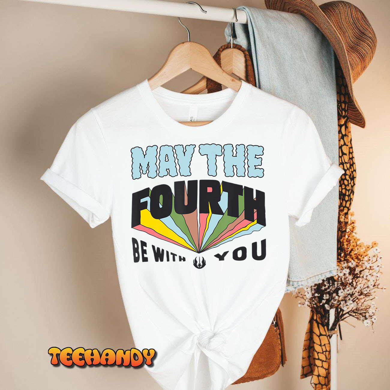 Amazon Essentials Star Wars May the Fourth Be With You Multi Color T-Shirt