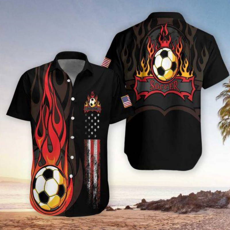 American Soccer Hawaiian Shirt