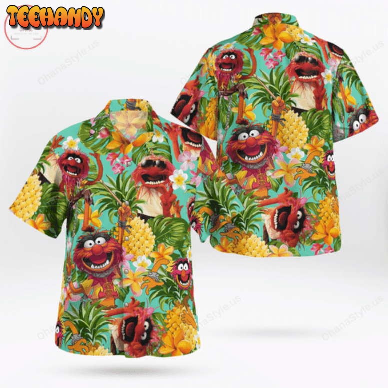 Animal Muppet Pineapple Tropical Hawaiian Shirt