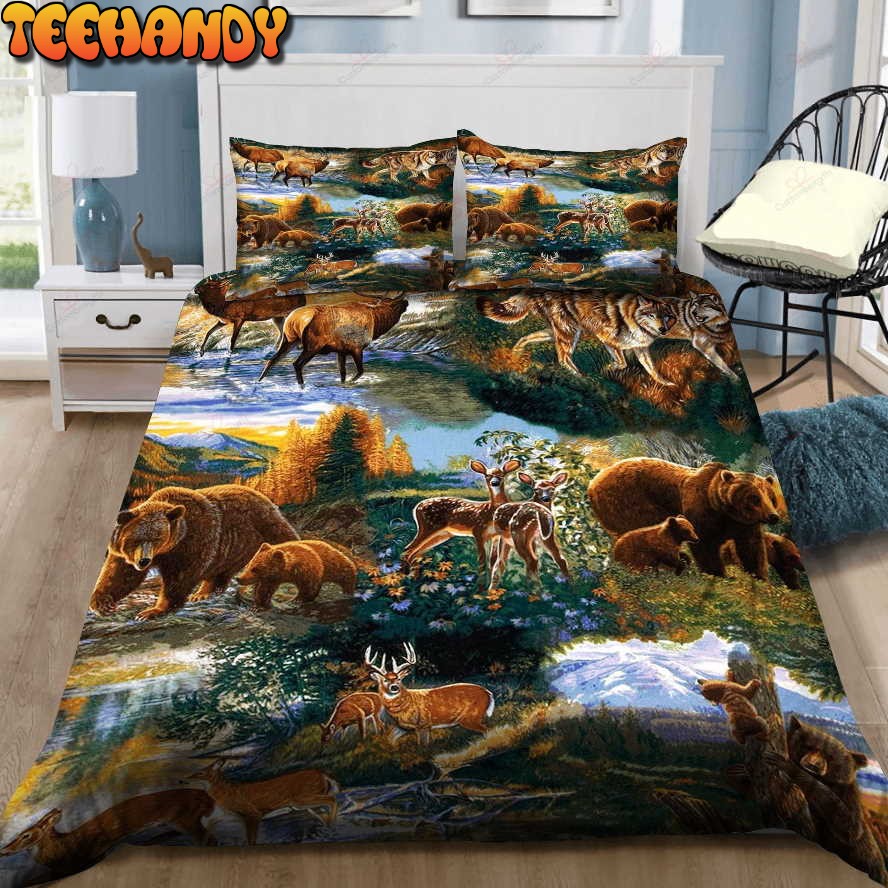 Animal Nature Life Printed Bedding Set