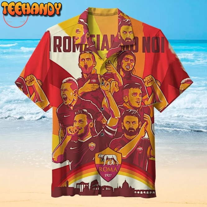 A.S. Roma Hawaiian Shirt