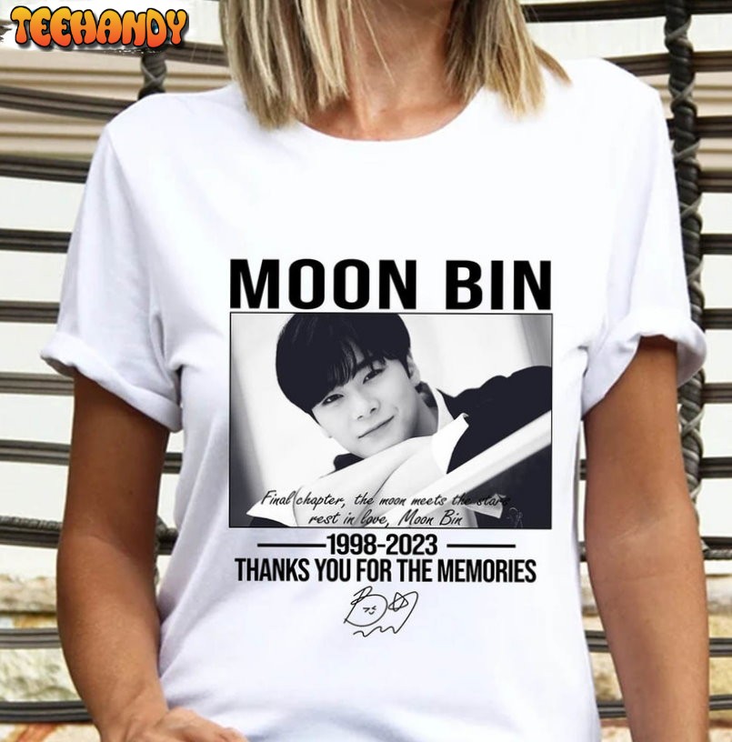 Astro Moon Bin Trendy Shirt, Thank You For The Memories 1998 2023 Unisex T-shirt